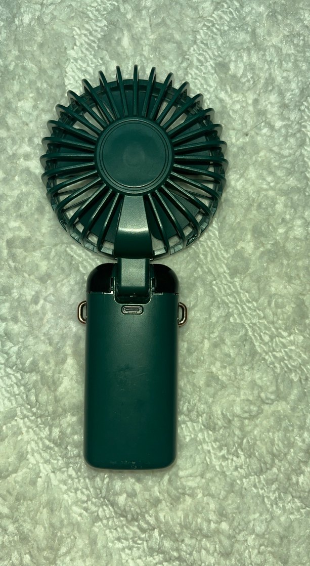 Koyu Yeşil Mini El Vantilatörü - Görsel 2