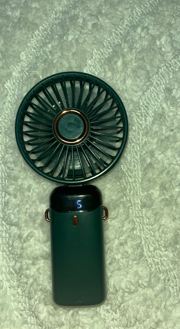 Koyu Yeşil Mini El Vantilatörü - Görsel 3
