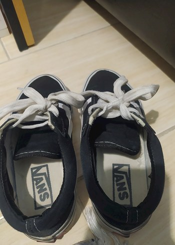 38 Beden siyah Renk vans ayakkabı