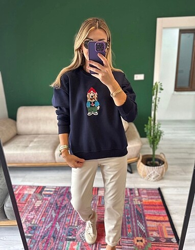 s Beden lacivert Renk Beymen club Sweatshirt