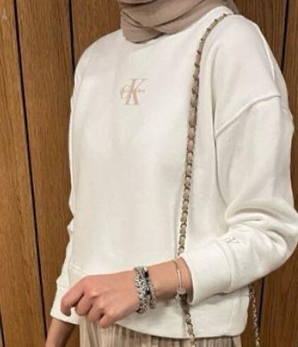 m Beden beyaz Renk Calvin Klein Sweatshirt
