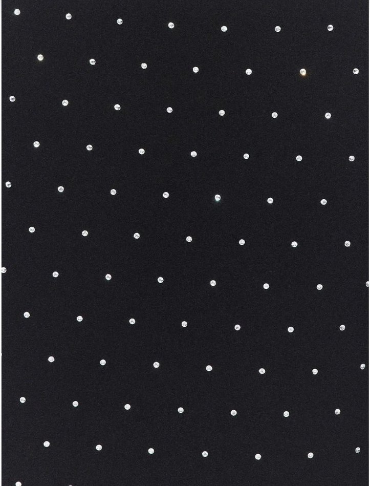 Boncuk İşlemeli Siyah Uzun Straplez Kalem Elbise - Görsel 3