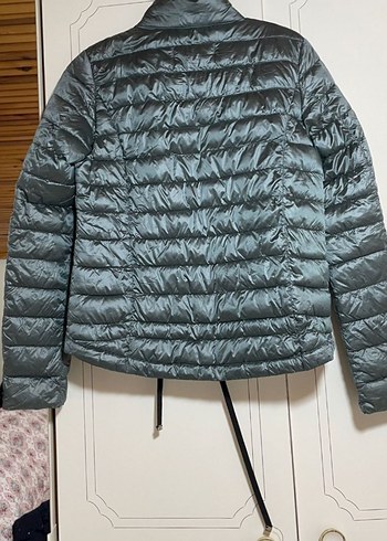 Gri Fermuarlı Kadın Mont - Görsel 5