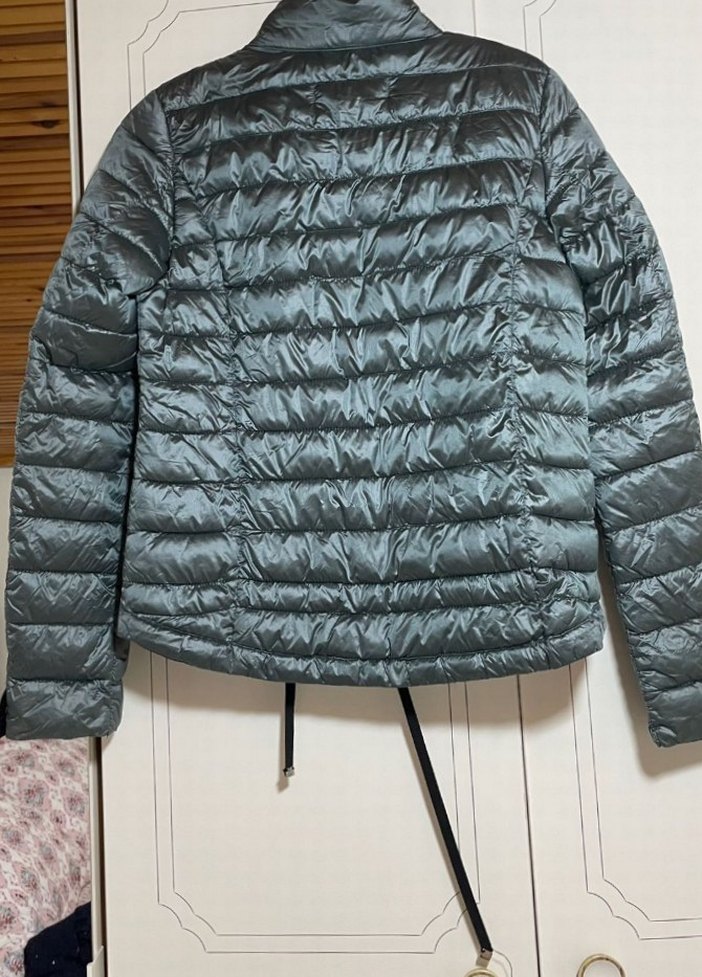 Gri Fermuarlı Kadın Mont - Görsel 5