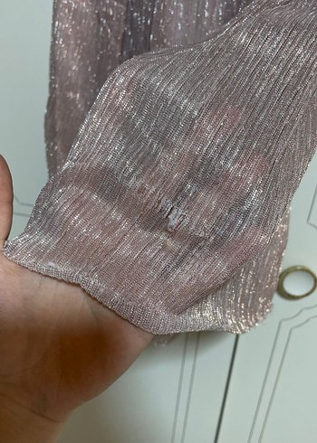 Parlak Pembe Kolsuz Fırfırlı Kız Elbisesi - Görsel 5