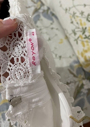 Dantel Detaylı Bohem Kadın Bluz - Görsel 6