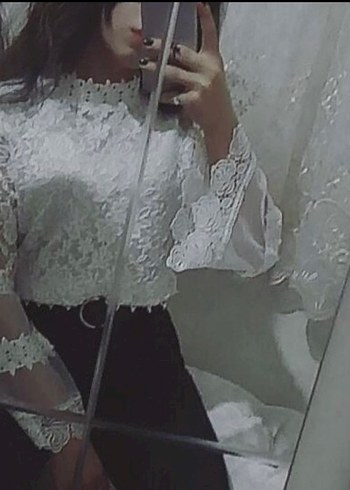 Dantel Detaylı Bohem Kadın Bluz - Görsel 7