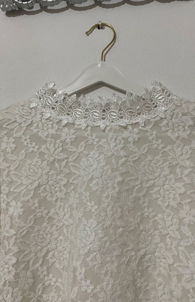 Dantel Detaylı Bohem Kadın Bluz - Görsel 3