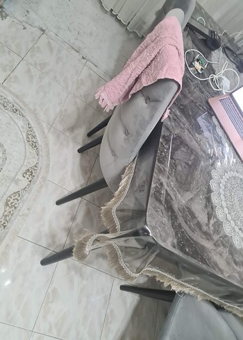 Gri Renkli masa sandalye takımı - Görsel 2