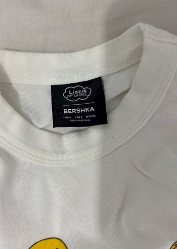 Bershka Beyaz Baskılı Atlet