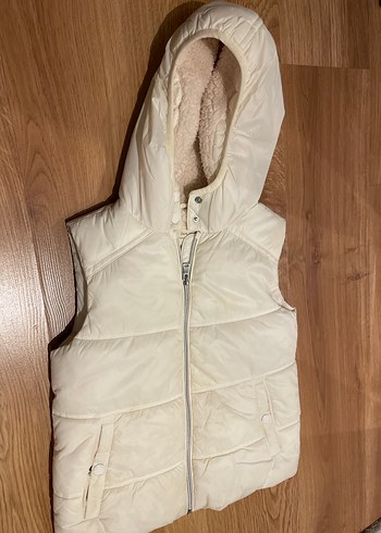 Bebek Kız Kapüşonlu Beyaz Desenli Tulumu - Görsel 3