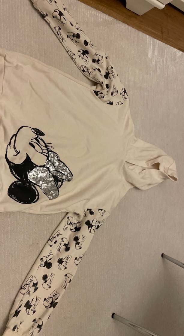 Kız Çocuk Kapüşonlu Sweatshirt Minnie Desenli(11 yaş) ve barbie - Görsel 3