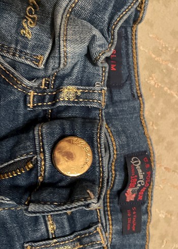 Kız Çocuk  Denim Pantolon - Görsel 2