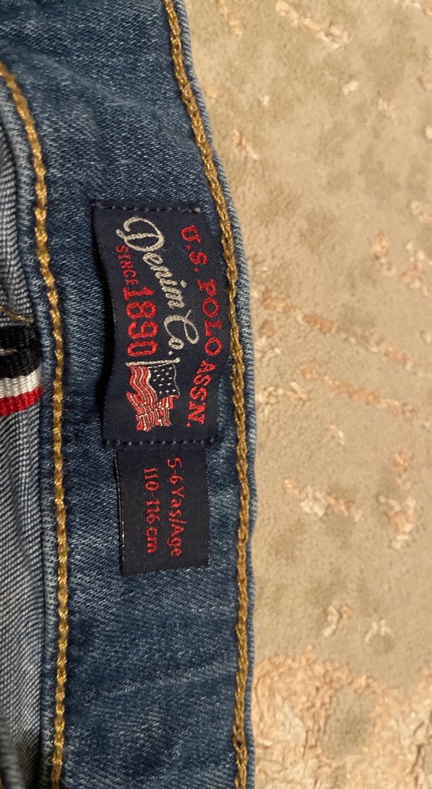 Kız Çocuk  Denim Pantolon - Görsel 3