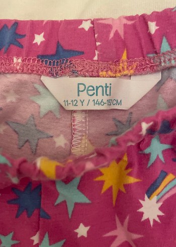 Renkli Desenli Kız Tayt - Görsel 2