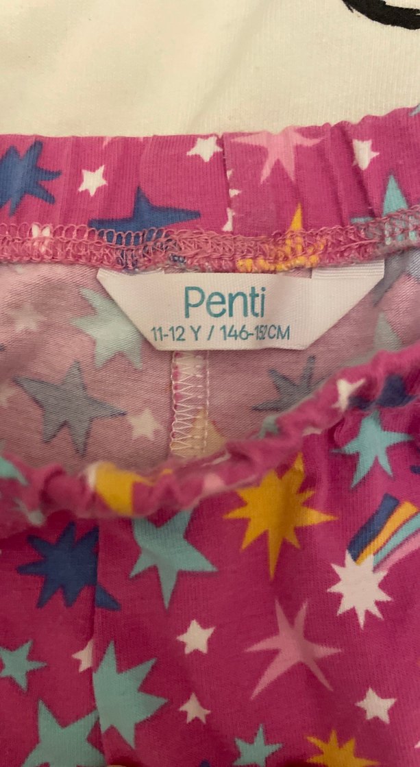 Renkli Desenli Kız Tayt - Görsel 2