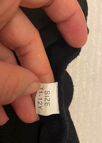 Siyah Baskılı Kuz çocuk Sweatshirt - Görsel 2