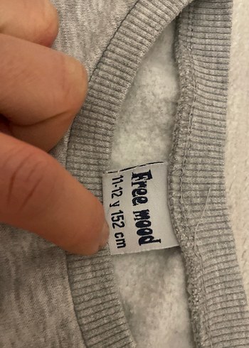 Kız Çocuk Gri Unicorn Baskılı Sweatshirt(10/11 yaş) - Görsel 2