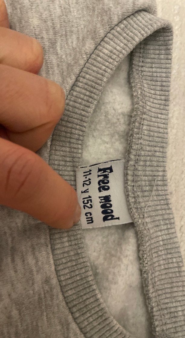 Kız Çocuk Gri Unicorn Baskılı Sweatshirt(10/11 yaş) - Görsel 2