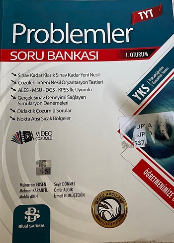 TYT Problemler Soru Bankası 1. Oturum