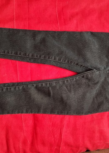 Kız Çocuk Siyah Street Wear Dar Kesim Pantolon