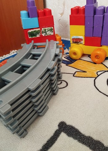 Gri Lego Tren Rayları Seti
