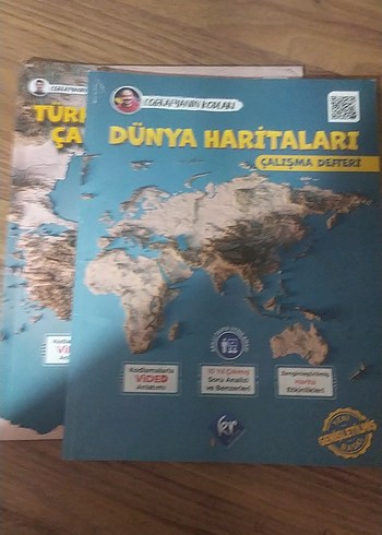 Türkiye ve Dünya Haritaları Çalışma Defterleri