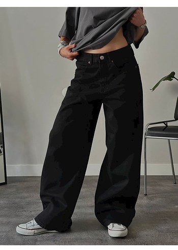 BDG siyah baggy jean