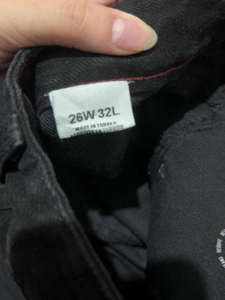 BDG siyah baggy jean - Görsel 3