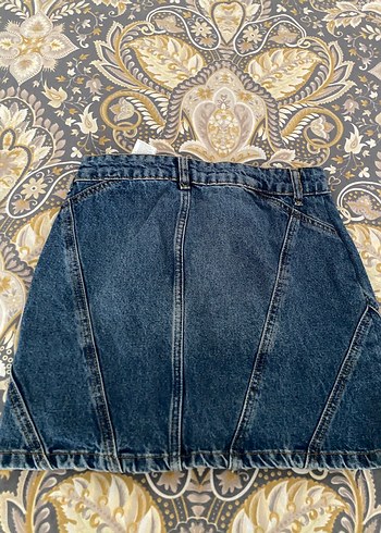 Trendyol & Milla Koyu Mavi Denim Mini Etek