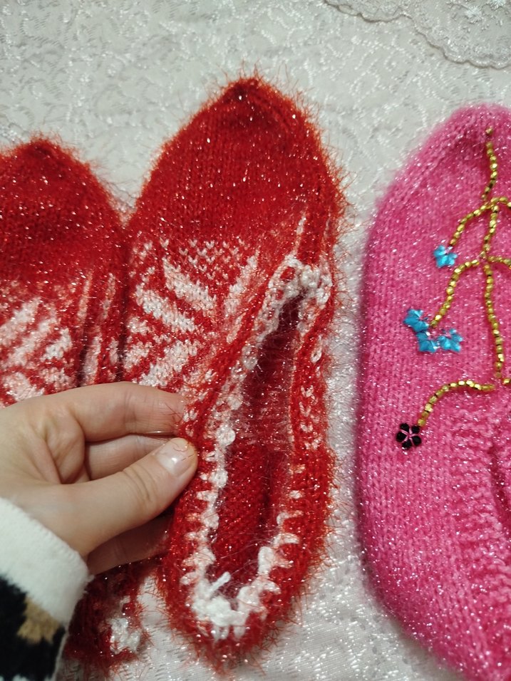 el yapımı kadın patikler. ikisinin fiyatıdır. - Görsel 3