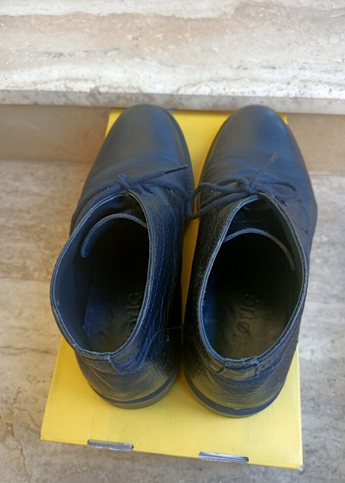 Erkek Bot Hotiç Marka Orijinal Deri - Görsel 2