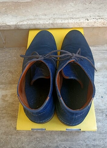 Lacivert Süet Erkek Bot - Görsel 2