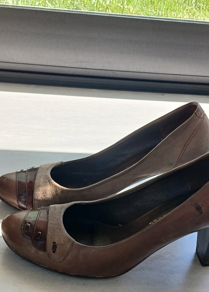 Vintage topuklu ayakkabı - Görsel 3