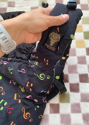 Renkli Müzik Desenli Bebek Kanguru - Görsel 4