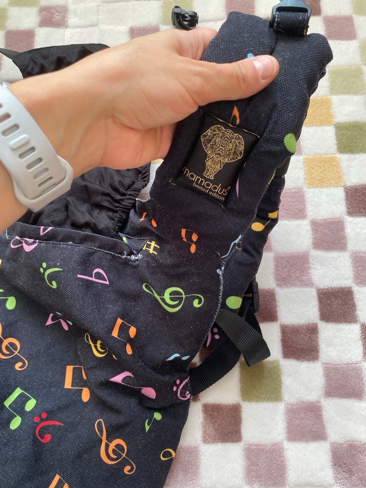 Renkli Müzik Desenli Bebek Kanguru - Görsel 4