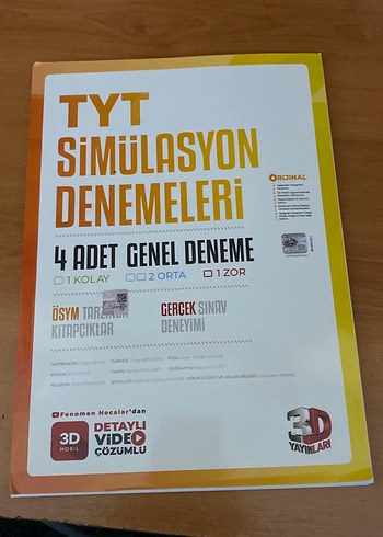 TYT Simülasyon Denemeleri 4 Genel Deneme Kitabı