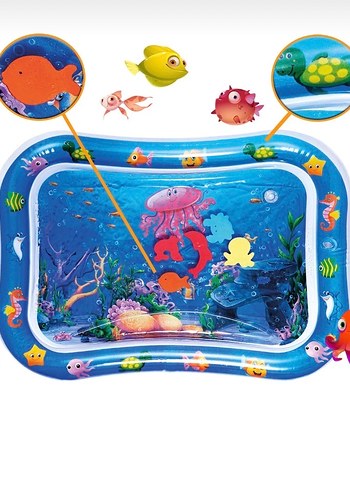Renkli Su Oyun Matı Bebek Oyuncağı tummy time - Görsel 3