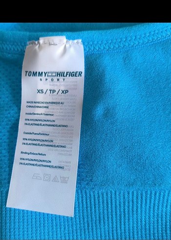 Orjinal Tommy Hilfiger Mavi Spor Sütyeni - Görsel 3
