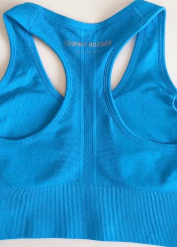 Orjinal Tommy Hilfiger Mavi Spor Sütyeni - Görsel 2