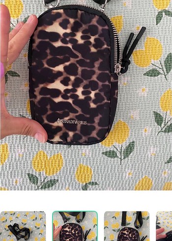 Stradivarius Leopar Desenli Mini Omuz Cantasi