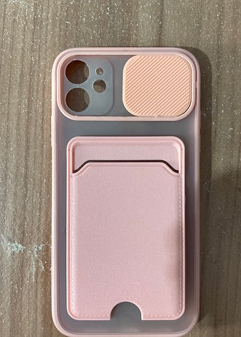 Fermuarlı Pembe Telefon Kılıfı