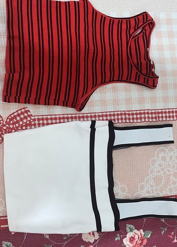 Kadın crop 2 parça