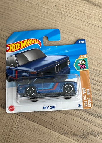  Beden Hot Wheels BMW 2002 Mavi Oyuncak Araba