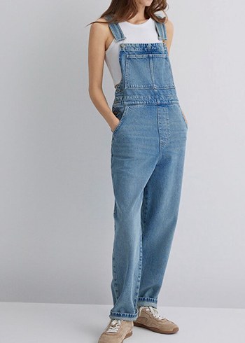 Mavi Denim Kadın Uzun Tulum