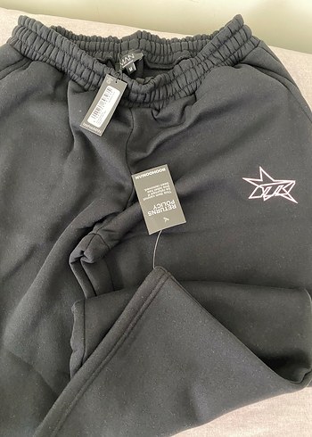 Diğer Kadın Siyah Salaş Sweatpant