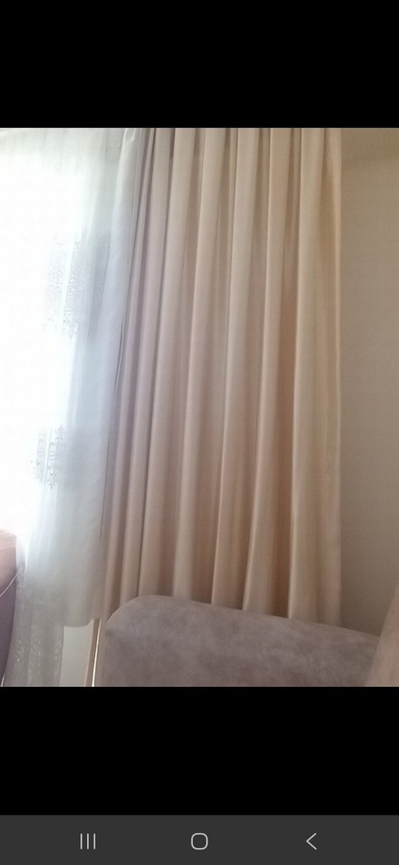 2 kanat saten fon perde - Görsel 2