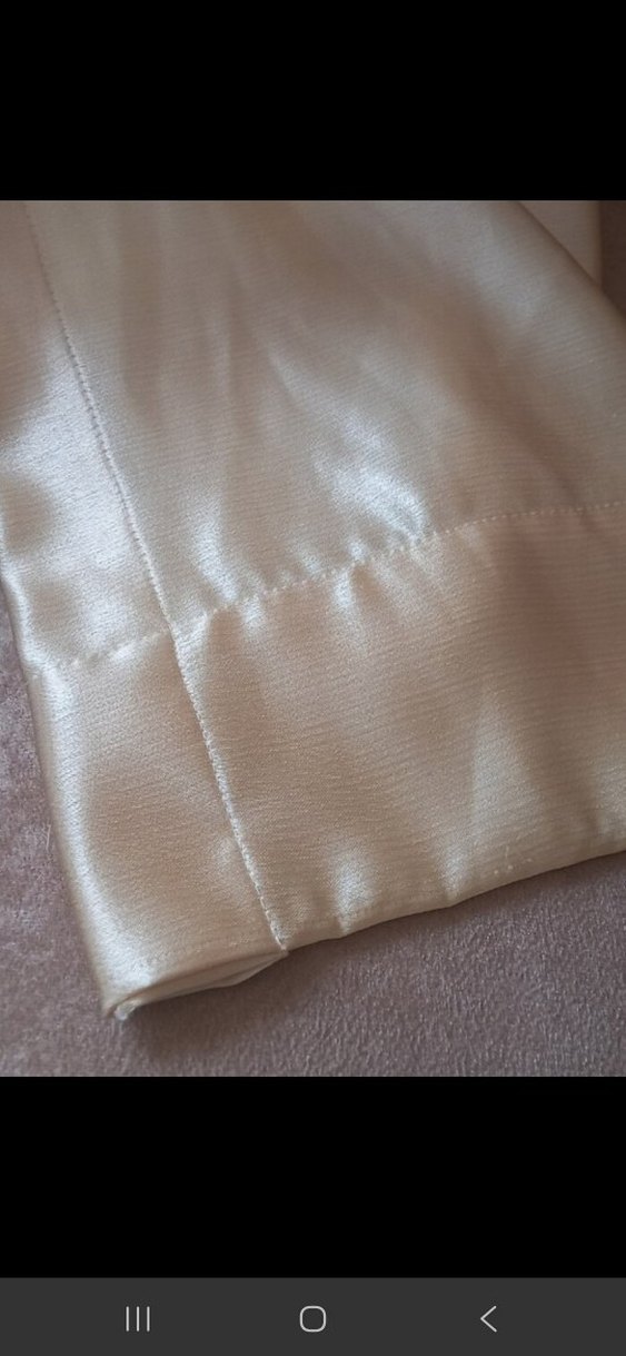 2 kanat saten fon perde - Görsel 4