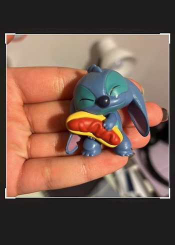 Turkuaz Pastel Stitch Figürü - Görsel 3