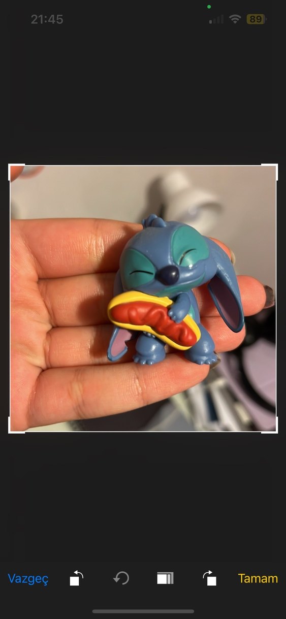 Turkuaz Pastel Stitch Figürü - Görsel 3